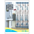 baby style sea horse fashion and high quality 100% polyester printed hookless shower curtain